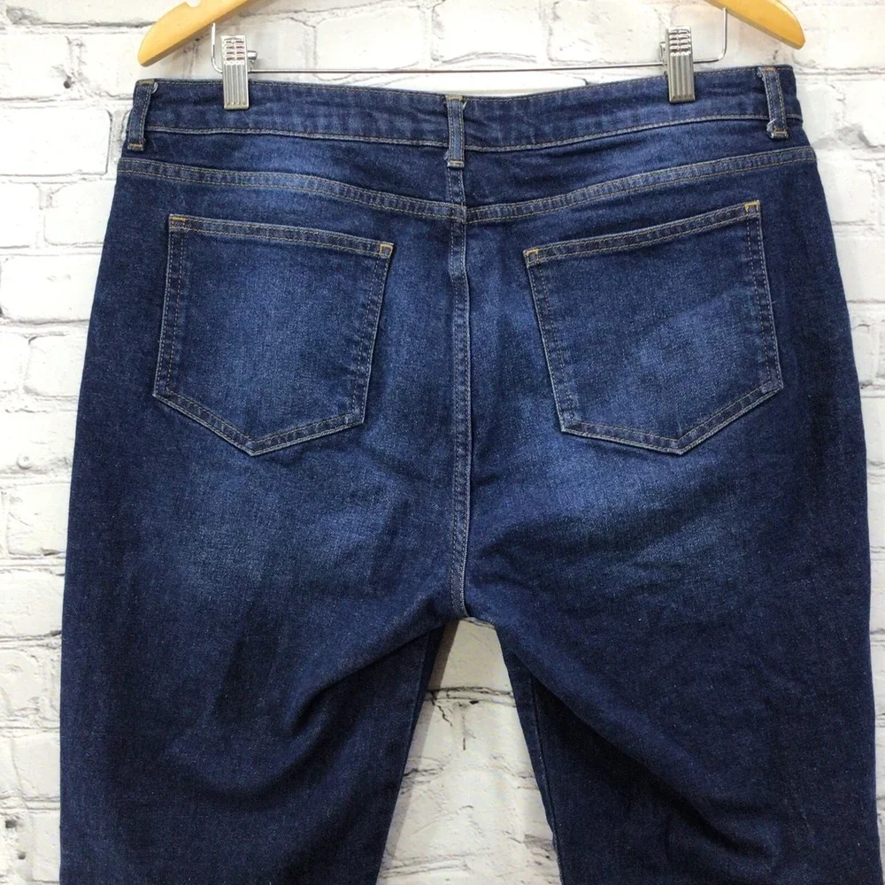 Boden The Edinburgh Jean Womens‎ Sz 12 Dark Wash Slim